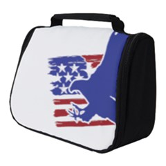 Usa Flag Eagle Symbol American Bald Eagle Country Full Print Travel Pouch (small) by Wegoenart