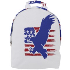 Usa Flag Eagle Symbol American Bald Eagle Country Mini Full Print Backpack by Wegoenart