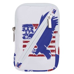 Usa Flag Eagle Symbol American Bald Eagle Country Belt Pouch Bag (small) by Wegoenart