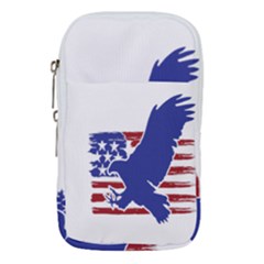 Usa Flag Eagle Symbol American Bald Eagle Country Waist Pouch (large) by Wegoenart