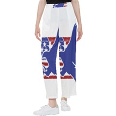 Usa Flag Eagle Symbol American Bald Eagle Country Women s Pants  by Wegoenart