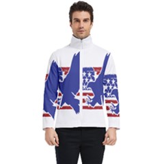 Usa Flag Eagle Symbol American Bald Eagle Country Men s Bomber Jacket