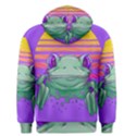 Frog Animal Sun Amphibian Figure Digital Art Men s Core Hoodie View2