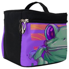 Frog Animal Sun Amphibian Figure Digital Art Make Up Travel Bag (big) by Wegoenart