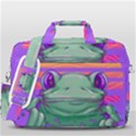 Frog Animal Sun Amphibian Figure Digital Art MacBook Pro 16  Shoulder Laptop Bag View3