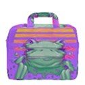 Frog Animal Sun Amphibian Figure Digital Art MacBook Pro 16  Shoulder Laptop Bag View4