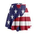 Yang Yin America Flag Abstract Art Asian Balance Mini Flare Skirt View2