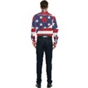 Yang Yin America Flag Abstract Art Asian Balance Men s Long Sleeve  Shirt View2