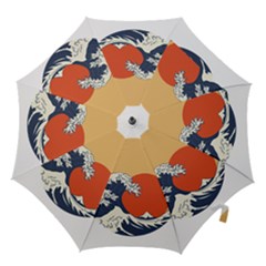 The Great Wave Off Kanagawa Waves Hook Handle Umbrellas (small) by Wegoenart