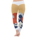 The Great Wave Off Kanagawa Waves Classic Winter Leggings View4