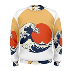 The Great Wave Off Kanagawa Waves Men s Sweatshirt