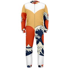 The Great Wave Off Kanagawa Waves Onepiece Jumpsuit (men)