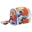 The Great Wave Off Kanagawa Waves Satchel Shoulder Bag View2