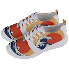 The Great Wave Off Kanagawa Waves Men s Lightweight Sports Shoes by Wegoenart