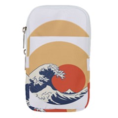 The Great Wave Off Kanagawa Waves Waist Pouch (large) by Wegoenart