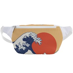 The Great Wave Off Kanagawa Waves Waist Bag  by Wegoenart