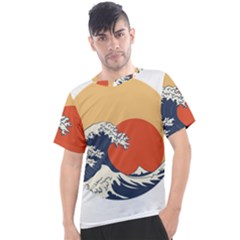 The Great Wave Off Kanagawa Waves Men s Sport Top