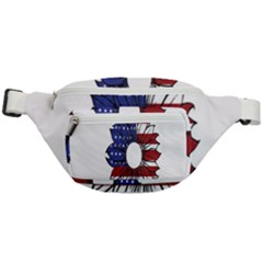 Us Flag Flower Sunshine Flag America Usa Fanny Pack by Wegoenart