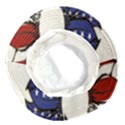 Us Flag Flower Sunshine Flag America Usa Bucket Hat View3