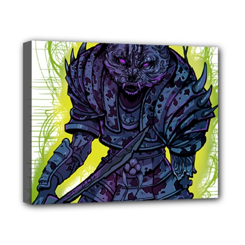 Zombie Animal Warrior Armor Arrows Aura Canvas 10  X 8  (stretched) by Wegoenart