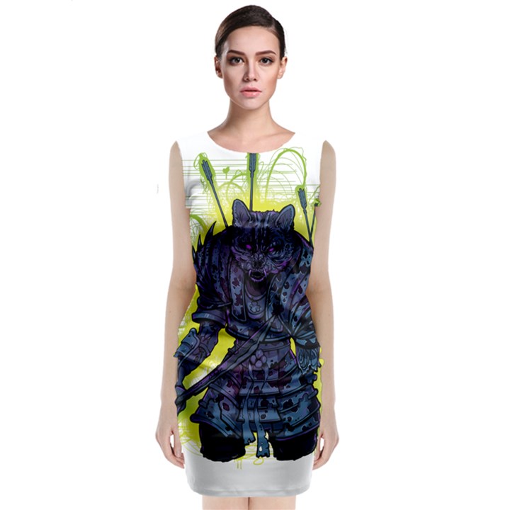 Zombie Animal Warrior Armor Arrows Aura Classic Sleeveless Midi Dress