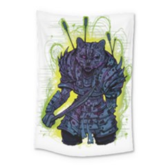 Zombie Animal Warrior Armor Arrows Aura Small Tapestry