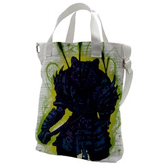 Zombie Animal Warrior Armor Arrows Aura Canvas Messenger Bag by Wegoenart