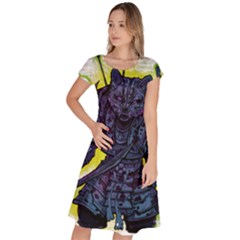 Zombie Animal Warrior Armor Arrows Aura Classic Short Sleeve Dress