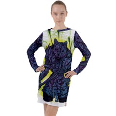 Zombie Animal Warrior Armor Arrows Aura Long Sleeve Hoodie Dress