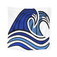 Print Water Waves Square Tapestry (small)