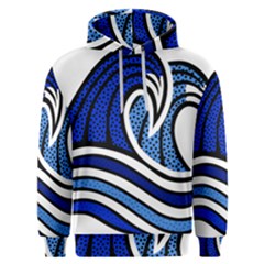 Print Water Waves Men s Overhead Hoodie