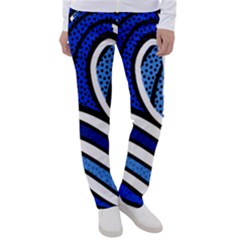 Print Water Waves Women s Casual Pants by Wegoenart