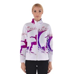 Wave Surfer Surfing Sport Athlete Water Sea Women s Bomber Jacket by Wegoenart