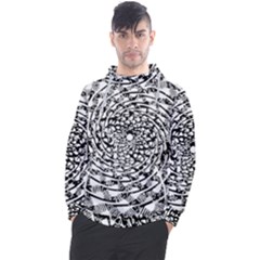 Illusions Abstract Black And White Patterns Swirls Men s Pullover Hoodie