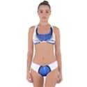 The Eleventh Hour Clock Time Catastrophe Criss Cross Bikini Set View1