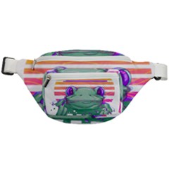 Frog Animal Sun Amphibian Figure Digital Art Fanny Pack by Wegoenart