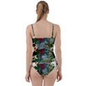 Armor Japan Maple Leaves Samurai Mask Cut Sweetheart Tankini Set View2