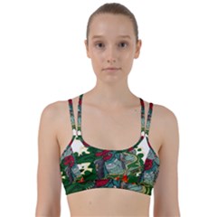 Armor Japan Maple Leaves Samurai Mask Cut Line Them Up Sports Bra by Wegoenart