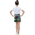 Armor Japan Maple Leaves Samurai Mask Cut Kids  Tennis Skirt View2