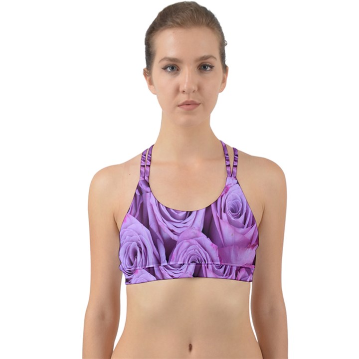 Roses-52 Back Web Sports Bra