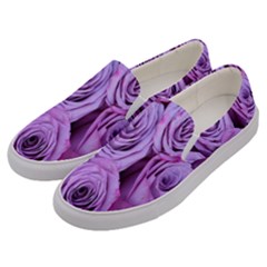 Roses-52 Men s Canvas Slip Ons by nateshop