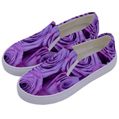 Roses-52 Kids  Canvas Slip Ons by nateshop