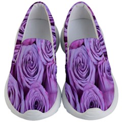 Roses-52 Kids Lightweight Slip Ons by nateshop