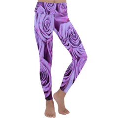 Roses-52 Kids  Lightweight Velour Classic Yoga Leggings by nateshop