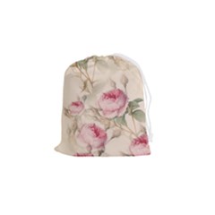 Roses-58 Drawstring Pouch (small) by nateshop