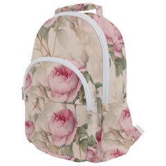 Roses-58 Rounded Multi Pocket Backpack by nateshop