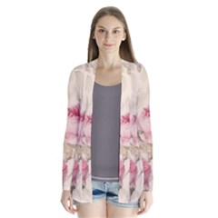 Roses-58 Drape Collar Cardigan by nateshop