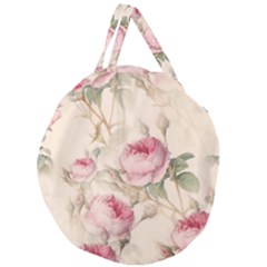 Roses-58 Giant Round Zipper Tote by nateshop