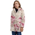 Roses-58 Kid s Hooded Longline Puffer Jacket View3