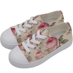 Roses-58 Kids  Low Top Canvas Sneakers by nateshop